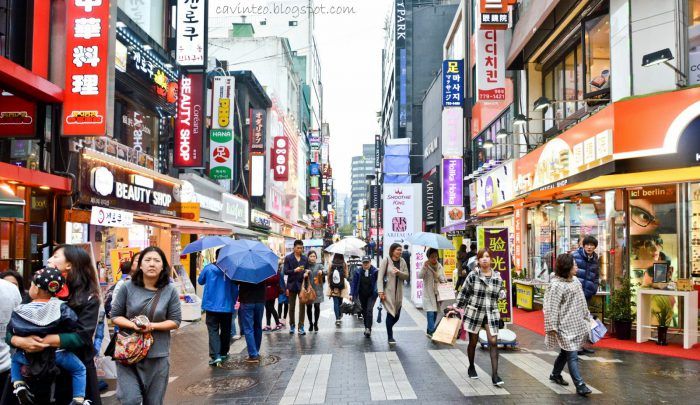 Chợ đêm Myeongdong (Hàn Quốc),Chợ đêm Myeongdong,Kinh nghiệm ăn chơi tại chợ đêm Myeongdong,Thưởng thức ẩm thực Myeongdong