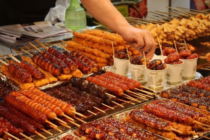Thưởng thức ẩm thực Myeongdong,Chợ đêm Myeongdong (Hàn Quốc),Chợ đêm Myeongdong,Kinh nghiệm ăn chơi tại chợ đêm Myeongdong,Thưởng thức ẩm thực Myeongdong
