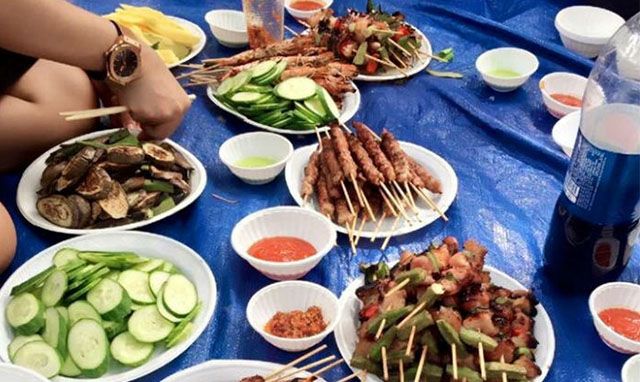 Những bữa ăn đúng chất dã ngoại,Khu du lịch Thủy Châu (Dĩ An - Bình Dương),Khu du lịch Thủy Châu