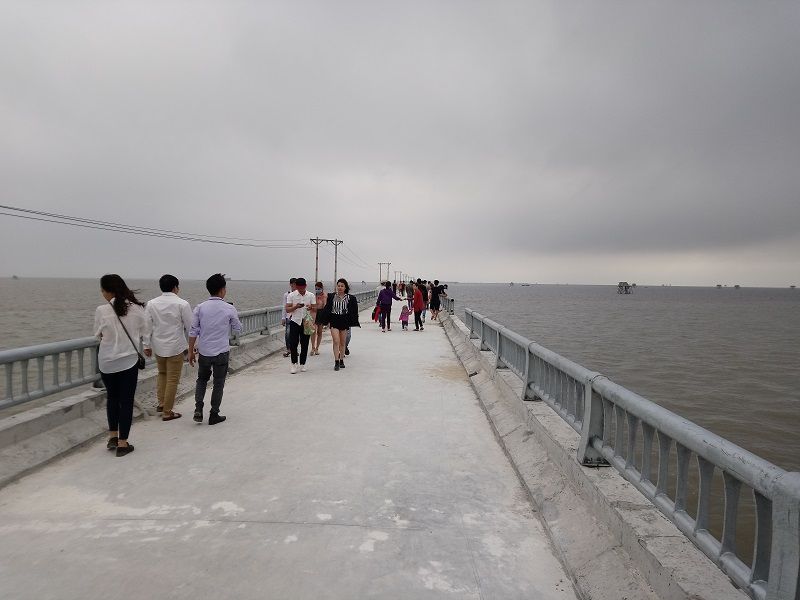 Đường ra Cồn Nổi,Cồn Nổi - Kim Sơn - Ninh Bình,Cồn Nổi,Du lịch Cồn Nổi