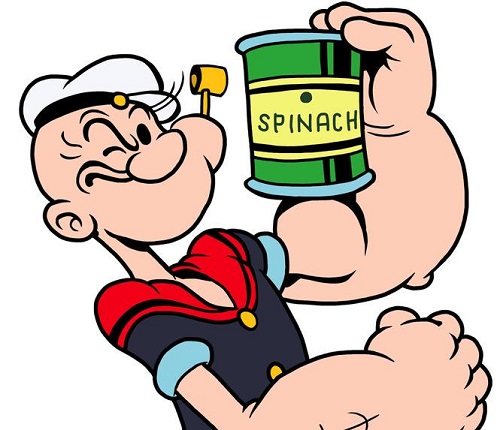 thủy thủ Popeye,rau chân vịt