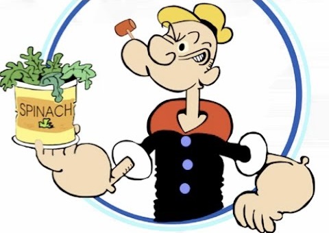 Nhân vật thủy thủ Popeye cùng món rau chân vịt giúp anh có được sức mạnh phi thường,Thủy thủ Popeye