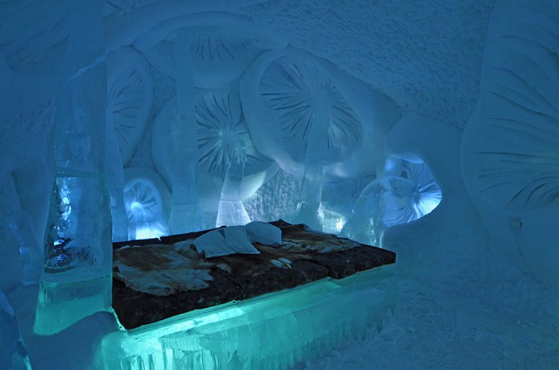 Khách sạn băng ở Thuy Điển,khách sạn băng,Khách sạn băng Jukkasjärvi,Jukkasjärvi,ice hotel,khách sạn băng lớn nhất thế giới