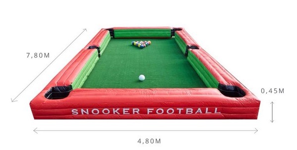 SnookBall là gì,SnookBall,môn thể thao kết hợp giữa bida và bóng đá,môn thể thao kết hợp giữa billiard và bóng đá,Snookball New mix sport