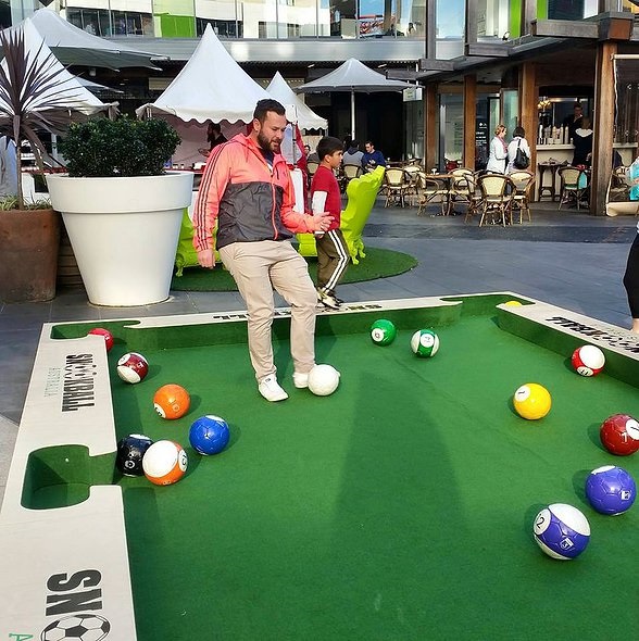 SnookBall là gì,SnookBall,môn thể thao kết hợp giữa bida và bóng đá,môn thể thao kết hợp giữa billiard và bóng đá,Snookball New mix sport
