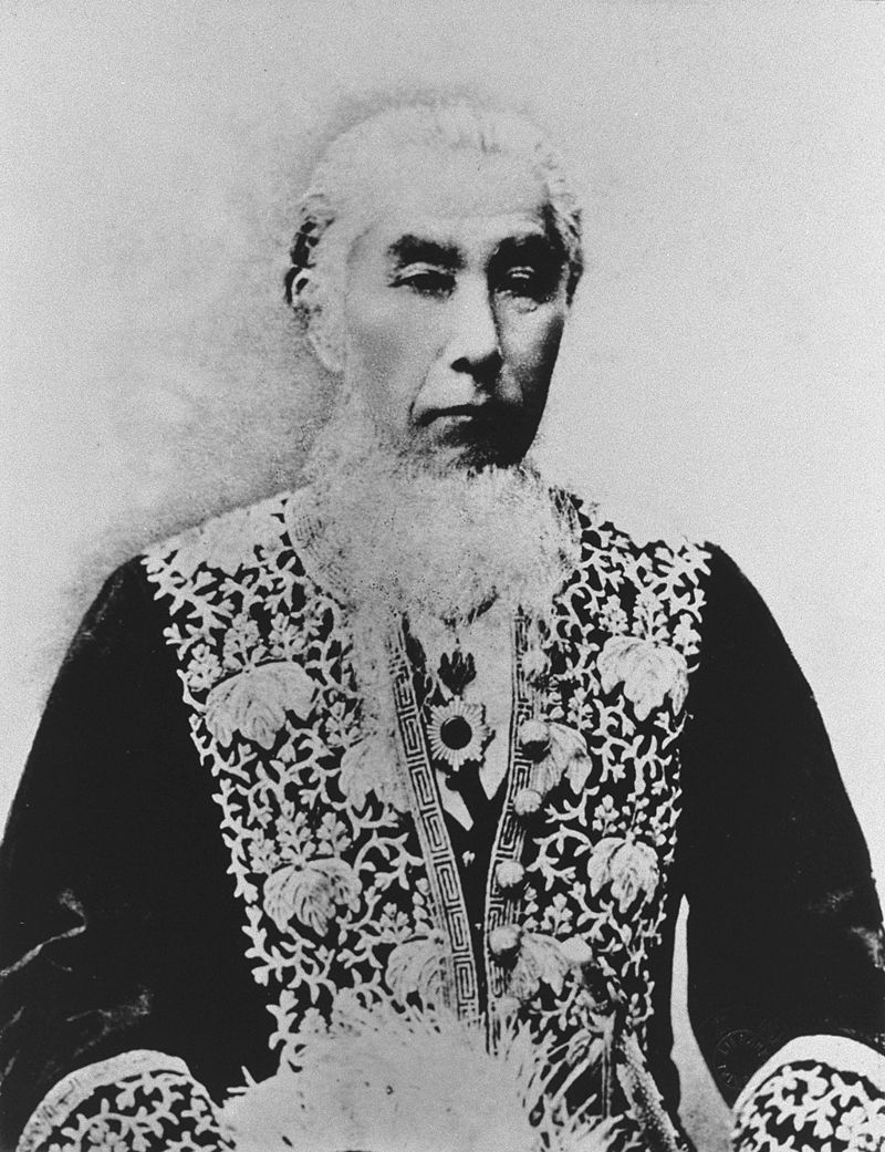 Nam tước Motoda Nagazane/Nguyên Điền Vĩnh Phu (1818 - 1891), người đã có công kết hợp tư tưởng đạo đức Nho giáo với giáo dục khoa học kỹ thuật, tạo nên nền giáo dục Nhật Bản hiện đại