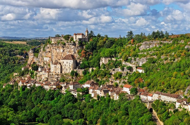 Những ngôi làng trên vách núi,công trình trên vách núi,Rocamadour,Pháp