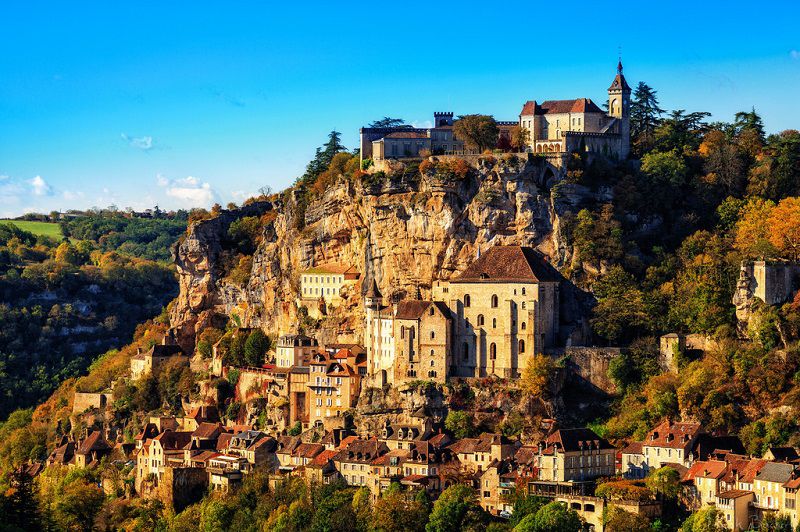 Những ngôi làng trên vách núi,công trình trên vách núi,Rocamadour,Pháp