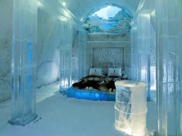 Khách sạn băng ở Thuy Điển,khách sạn băng,Khách sạn băng Jukkasjärvi,Jukkasjärvi,ice hotel,khách sạn băng lớn nhất thế giới