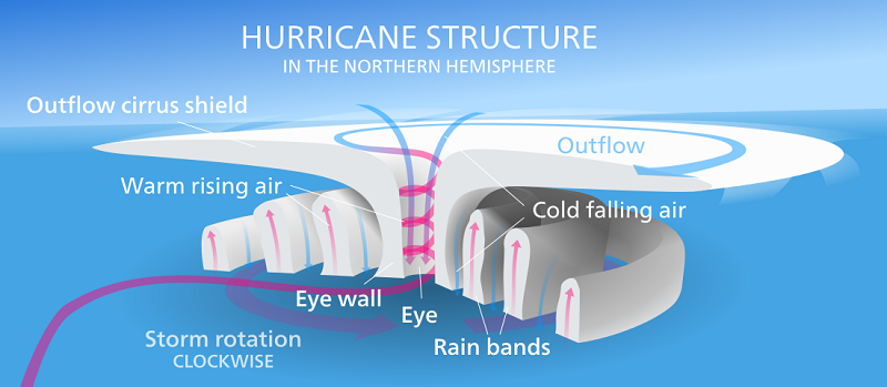 mắt bão là gì,mắt bão,eye of the storm,bão,xoáy thuận nhiệt đới