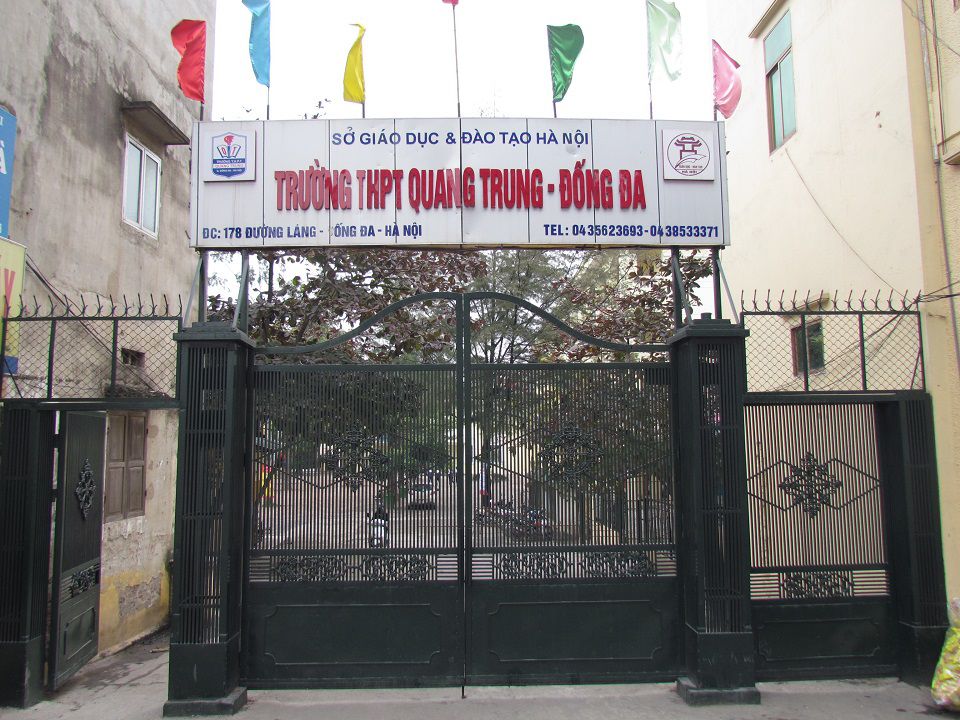 Trung học phổ thông Quang Trung Đống Đa Hà Nội,Trung học phổ thông Quang Trung,THPT Quang Trung,THPT Quang Trung Đống Đa Hà Nội
