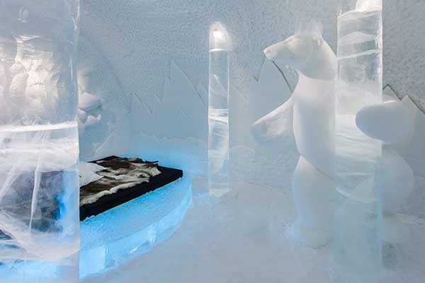 Khách sạn băng ở Thuy Điển,khách sạn băng,Khách sạn băng Jukkasjärvi,Jukkasjärvi,ice hotel,khách sạn băng lớn nhất thế giới
