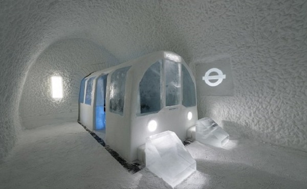 Khách sạn băng ở Thuy Điển,khách sạn băng,Khách sạn băng Jukkasjärvi,Jukkasjärvi,ice hotel,khách sạn băng lớn nhất thế giới
