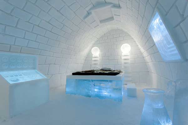 Khách sạn băng ở Thuy Điển,khách sạn băng,Khách sạn băng Jukkasjärvi,Jukkasjärvi,ice hotel,khách sạn băng lớn nhất thế giới