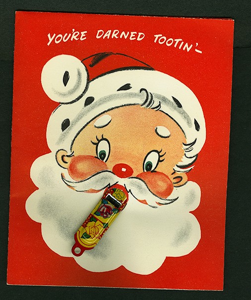 Thiệp Giáng sinh với hình ông già Noel năm 1940