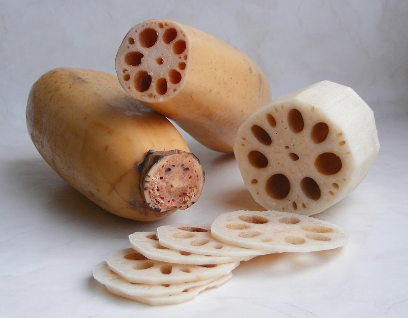 Ngó sen là gì,ngó sen,thân rễ cây sen,củ sen,công dụng của ngó sen,tác dụng của ngó sen,ngó sen dùng làm thuốc,các bài thuốc từ ngó sen