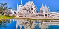 Wat Rong Khun,Chùa Wat Rong Khun,Ngôi chùa trắng ở Thái Lan,Chùa trắng,Phật giáo,Chùa Thái Lan,Wat Rong Khun - Ngôi chùa trắng tinh như cổ tích ở Thái Lan