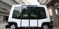 Nhật trình làng xe buýt không người lái,Xe bus không người lái,Xe tự lái,Xe bus tự lái,Xe bus chạy điện,Robot Shuttle,Nhật trình làng xe buýt không người lái
