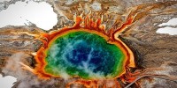 Hiểm họa ẩn dưới vẻ đẹp của công viên Yellowstone,Công viên Yellowstone,Grand Prismatic Spring,Yellowstone,Giếng cacbon khổng lồ,Đe dọa môi trường sinh thái,Bí mật chết chóc sau vẻ đẹp mê hồn của công viên Yellowstone