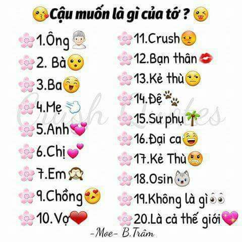 P/s : Tuyển phả lần thứ N+1 :)) Ứng đi cho đỡ bị bơ :((#Liz_Sad ...