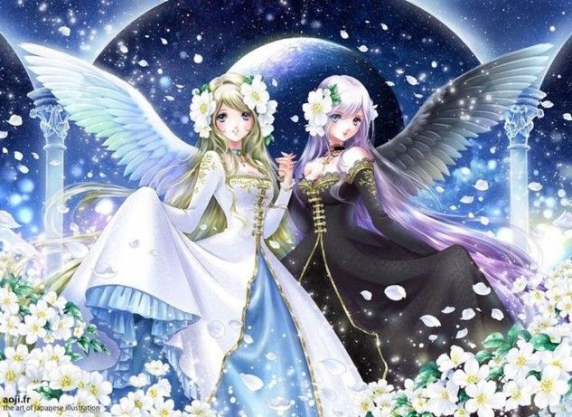 nhóm tiên anime yêu thiên nhiên, cây cỏ