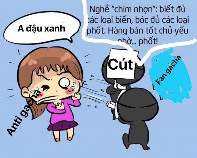 Đại chiến Fan gacha và Anti gacha CAY CÚ XOÁ GROUP!!!!!!!!!!