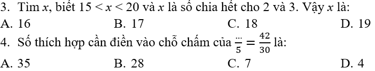 Đề kiểm tra Toán 4 | Đề thi Toán 4