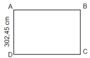 Hình chữ nhật ABCD có chiều rộng là 302,45 cm. Biết rằng chiều dài hơn chiều rộng 21,34 cm. Hãy tính chu vi hình chữ nhật ABCD