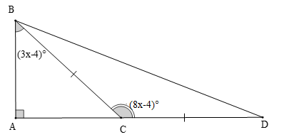 Cho hình vẽ Số đo \(\widehat {{\rm{ABD}}}\) là