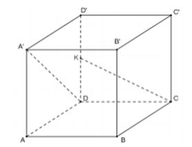 Cho hình lập phương ABCD.A'B'C'D' có cạnh bằng a. Gọi K là trung điểm của DD¢. Khoảng cách giữa hai đường thẳng CK và A’D¢ bằng