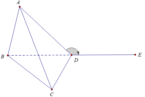 Cho tứ diện đều ABCD. Tính góc giữa các véc tơ DA→ và BD→