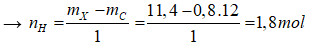 Cho hỗn hợp X gồm C<sub>2</sub>H<sub>6</sub>,C<sub>2</sub>H<sub>2</sub>,C<sub>2</sub>H<sub>4</sub>. Tỉ khối của X so với H<sub>2</sub> là 14,25. Đốt cháy hoàn toàn 11,4 gam X, cho sản phẩm vào bình đựng dung dịch Ca(OH)<sub>2</sub> dư thấy khối lượng bình tăng m gam và có a gam kết tủa. Giá trị của m và a lần lượt là