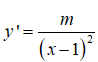 Hàm số y = -2mx +mx-1 đồng biến trên từng khoảng xác định của nó khi