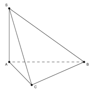 Cho tam giác ABC vuông cân tại A và BC = a. Trên đường thẳng qua A vuông góc với (ABC) lấy điểm S sao cho SA=a62. Tính số đo góc giữa đường thẳng SA và (ABC)