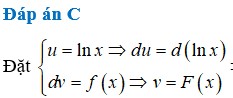 Biết F(x) là nguyên hàm của f(x) trên R thỏa mãn ∫1eF(x)d(lnx)=3và F(e)=5. Tính ∫1elnx.f(x)dx