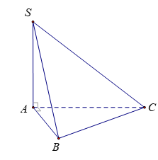 Cho hình chóp S.ABC có SA⊥ABC, ΔABC vuông cân tại A, SA=AB=a. Thể tích V của khối chóp S.ABClà