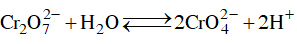 Ion Cr2O7- không tồn tại trong môi trường nào?