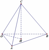 Tứ diện OABC có OA = OB = OC = 1 và OA⊥OB. Tìm góc giữa OC và (OAB) để tứ diện có thể tích là 112