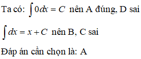 Chọn mệnh đề đúng: